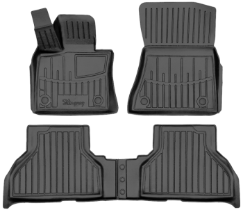 3D килимки для BMW X5 (E70) (2006-2013)  з бортиками 30 мм (Stingray)