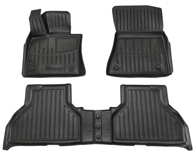 3D килимки для BMW X6 (E71) (2008-2014)  з бортиками 30 мм (Stingray)