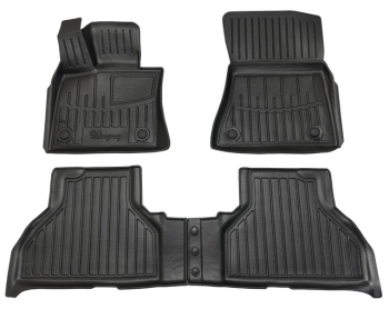 3D килимки для BMW X6 (E71) (2008-2014)  з бортиками 30 мм (Stingray)