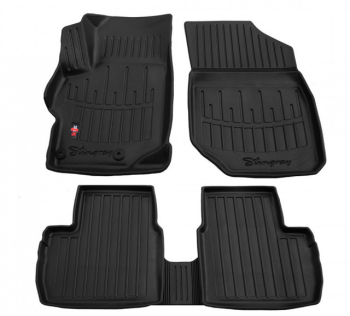 3D килимки для CITROEN C-Elysse (2012-...)  з бортиками 30 мм (Stingray)