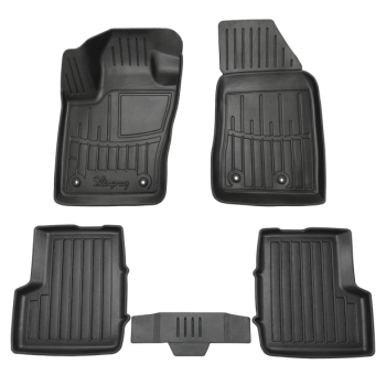 3D килимки для FIAT 500X (2014-...)  з бортиками 30 мм (Stingray)