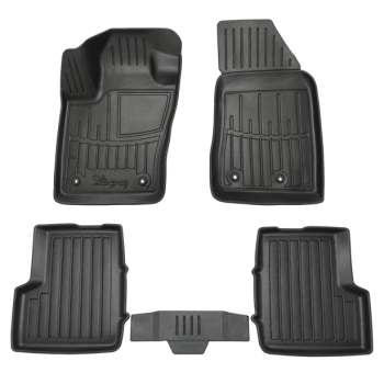 3D килимки для FIAT 500X (2014-...)  з бортиками 30 мм (Stingray). Фото 2