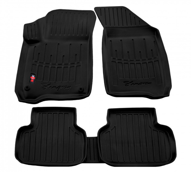 3D килимки для FIAT Freemont (2011-2016)  з бортиками 30 мм (Stingray)