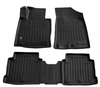 3D килимки для HYUNDAI Sonata (LF) (2014-2019)  з бортиками 30 мм (Stingray)