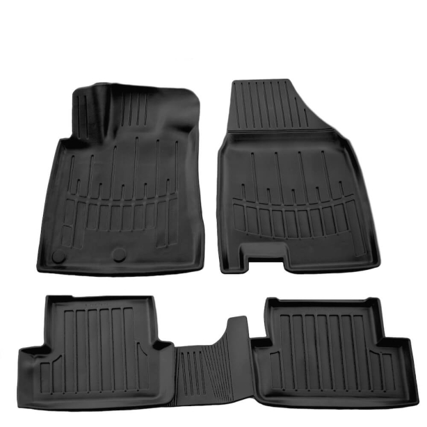 3D резиновые коврики для NISSAN Qashqai (2007-2014) с бортиками 30 мм Stingray