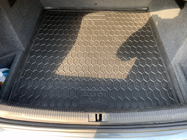Коврик в багажник для Audi A4 (B6/B7) 2000-2008 Sedan (Avto-Gumm). Фото 7