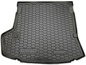 Коврик в багажник для Toyota Corolla (E140) 2006-2012 Резиновые Avto-Gumm. Фото 2