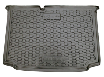 Коврик в багажник для Volkswagen Polo Hatchback 2009- (Avto-Gumm). Фото 3