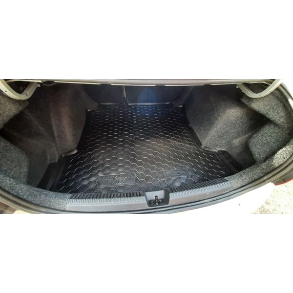 Коврик в багажник для Volkswagen Polo Sedan 2010- (Avto-Gumm). Фото 2