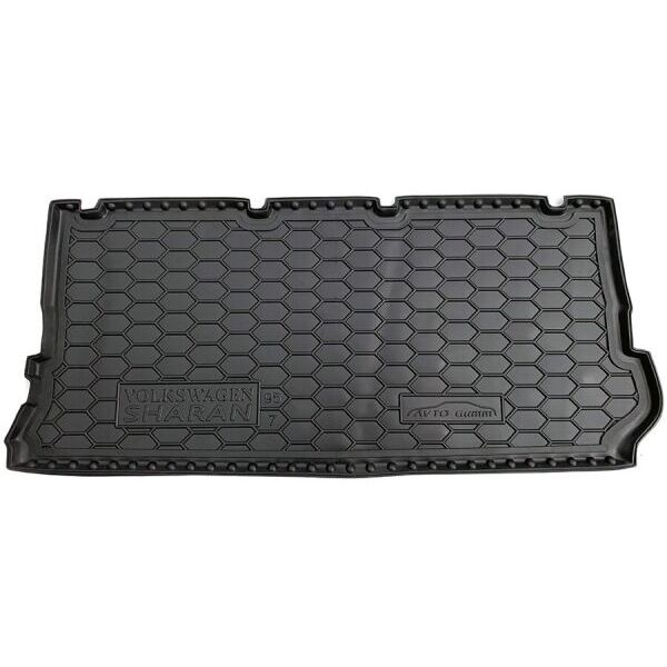 Коврик в багажник для Volkswagen Sharan 1995-2010 7 мест (Avto-Gumm)