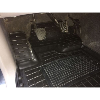 Коврики в салон Mitsubishi L200 (KAOT) европейская версия 2006-2015 Резиновые Avto-Gumm. Фото 3