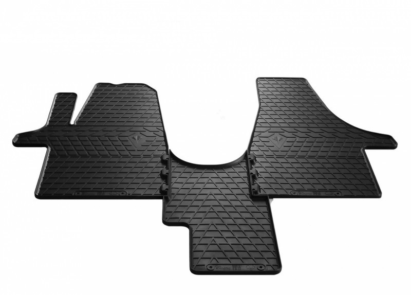 del 3D коврики Volkswagen T7 (2022-...) 1plus2 с бортиками 30 мм Stingray. Фото 88