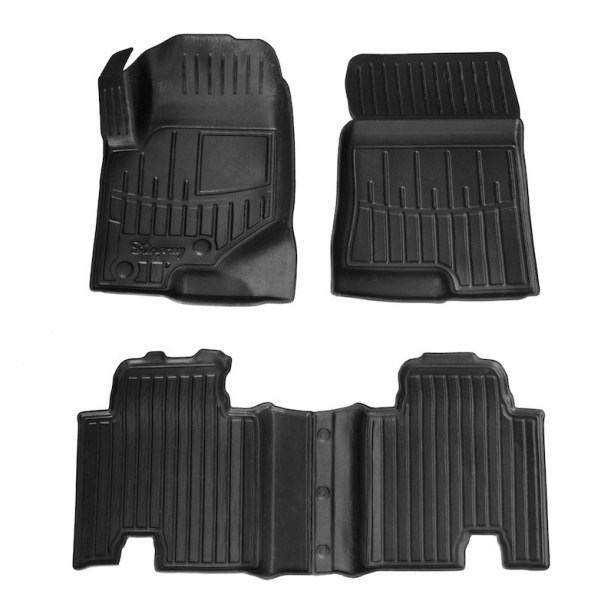 del 3D коврики Volkswagen T7 (2022-...) 1plus2 с бортиками 30 мм Stingray. Фото 36