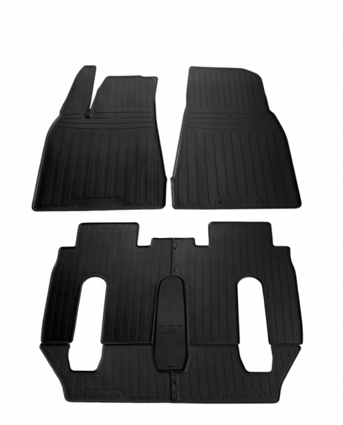 del 3D коврики Volkswagen T7 (2022-...) 1plus2 с бортиками 30 мм Stingray. Фото 87