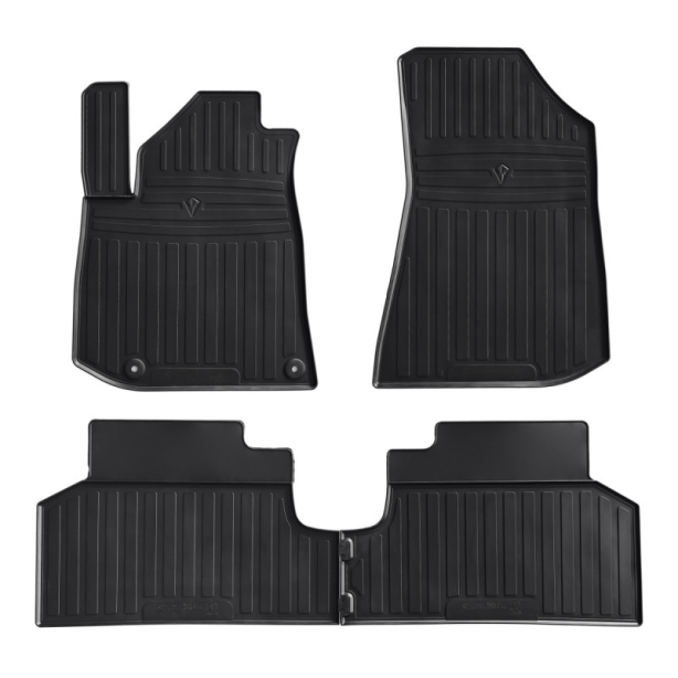 del 3D коврики Volkswagen T7 (2022-...) 1plus2 с бортиками 30 мм Stingray. Фото 64