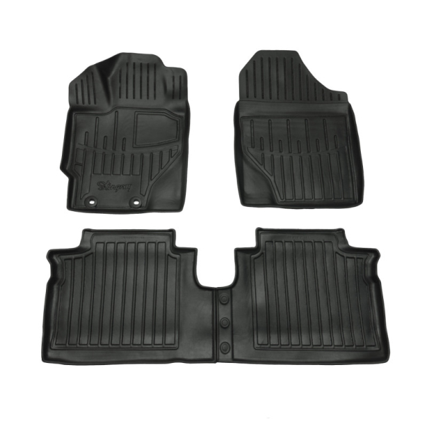 del 3D коврики Volkswagen T7 (2022-...) 1plus2 с бортиками 30 мм Stingray. Фото 39