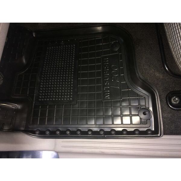 Коврики в салон Mitsubishi L200 (KAOT) европейская версия 2006-2015 Резиновые Avto-Gumm. Фото 4