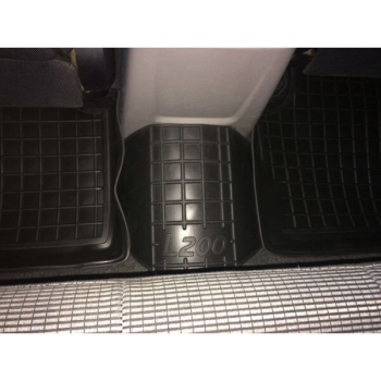 Коврики в салон Mitsubishi L200 (KAOT) европейская версия 2006-2015 Резиновые Avto-Gumm. Фото 8