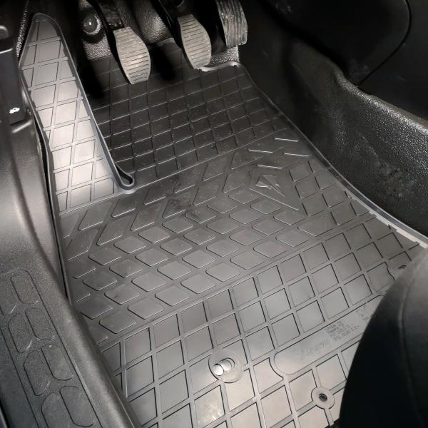 Резиновые коврики Fiat Doblo (2010-...) комплект из 4 штук Stingray. Фото 3