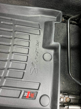 3D коврики NISSAN Qashqai (2007-2014) с бортиками 30 мм (Stingray). Фото 4