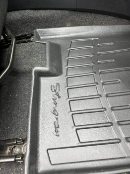 3D коврики NISSAN Qashqai (2007-2014) с бортиками 30 мм (Stingray). Фото 9