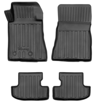 3D резиновые коврики для Ford Mustang S550 2015-2024 с бортиками 30 мм Stingray