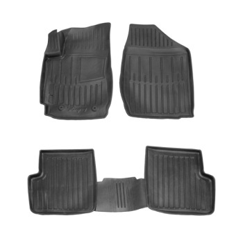 3D резиновые коврики для Toyota Corolla E120 2000-2006 с бортиками 30 мм Stingray