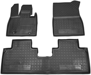 Автомобильные коврики в салон Denza N9 2025- (6 мест Без 3-го ряда) (AVTO-Gumm)