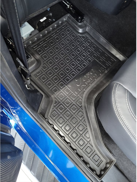 Резиновые коврики в салон Ford Ranger 2022- (Avto-Gumm). Фото 5