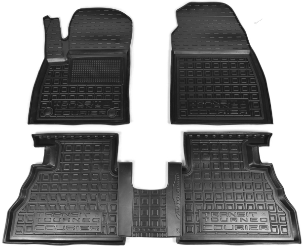 Автомобильные коврики в салон Ford Tourneo/Transit Courier 2024- пасс. (Avto-Gumm)
