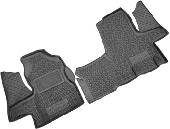 Резиновые коврики в салон JAC Sunray 2010- (Avto-Gumm)
