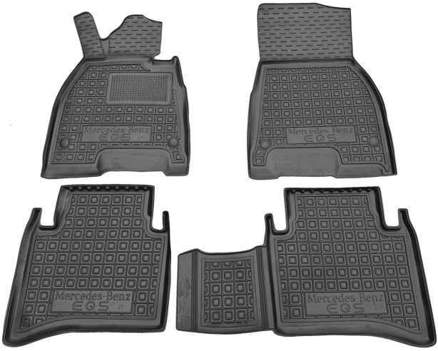 Автомобильные коврики в салон Mercedes EQS (V297) 2021- (Avto-Gumm)
