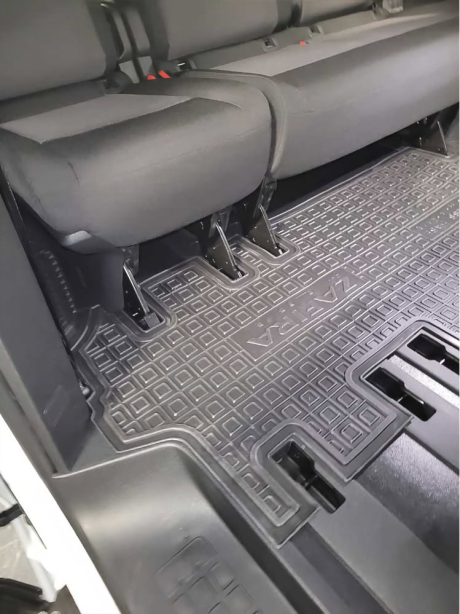 Автомобильные коврики в салон Opel Zafira Life 2019- 3-й ряд Business Base 8м AVTO-Gumm. Фото 3