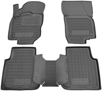 Автомобильные коврики в салон Skoda Kodiaq 2024- (Avto-Gumm)