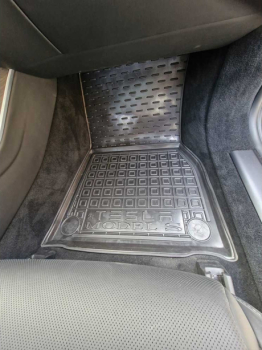 Резиновые коврики в салон Tesla Model S 2021- (Avto-Gumm). Фото 5