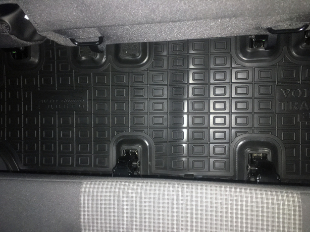 Автомобильные коврики в салон Volkswagen T5/T6 Transporter 2003- 3-й ряд (Avto-Gumm). Фото 4