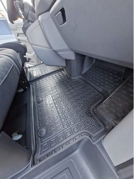 Автомобильные коврики в салон Volkswagen T7 2022- (1+2) (Avto-Gumm). Фото 6