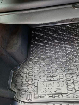 Автомобильный коврик в багажник BMW X3 (E83) 2004-2010 (Avto-Gumm). Фото 3
