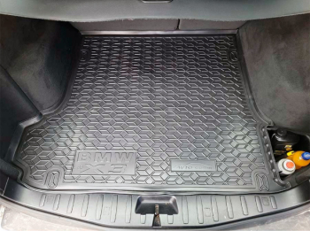 Автомобильный коврик в багажник BMW X3 (E83) 2004-2010 (Avto-Gumm). Фото 4
