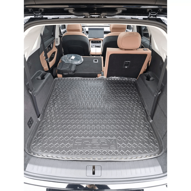 Автомобильный коврик в багажник Chery Tiggo 9 2025- PHEV (Avto-Gumm). Фото 2