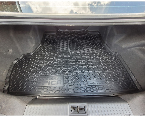 Автомобильный коврик в багажник Chevrolet Epica 2006-2012 (AVTO-Gumm)