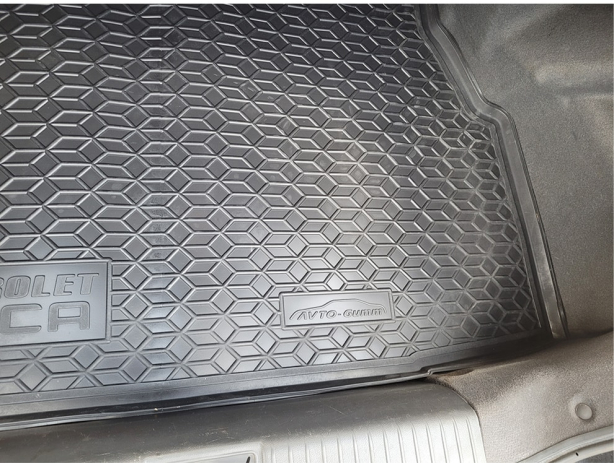 Автомобильный коврик в багажник Chevrolet Epica 2006-2012 (AVTO-Gumm). Фото 4