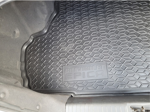 Автомобильный коврик в багажник Chevrolet Epica 2006-2012 (AVTO-Gumm). Фото 3
