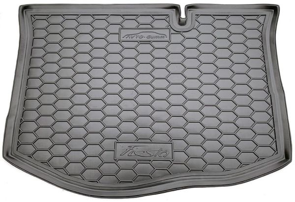Резиновый коврик в багажник Ford Fiesta 2015- (Avto-Gumm)