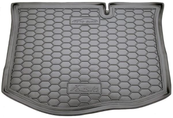 Резиновый коврик в багажник Ford Fiesta 2015- (Avto-Gumm)