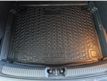 Автомобильный коврик в багажник Hyundai i30 2024- Hb нижняя полка (Avto-Gumm)