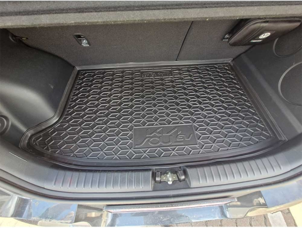Автомобильный коврик в багажник Kia Soul 2019- EV верхняя полка (Avto-Gumm). Фото 2