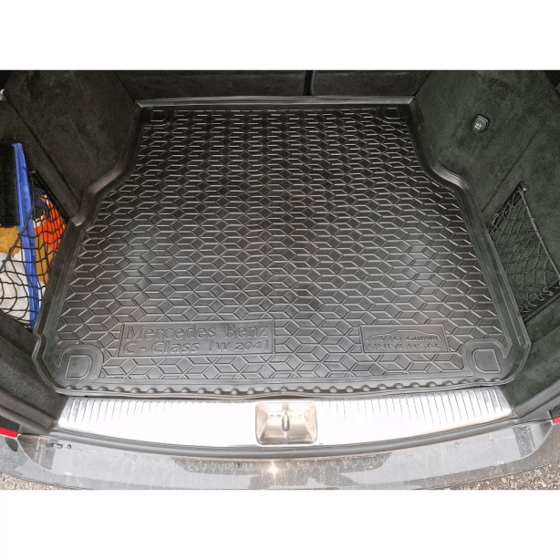 Килимок в багажник для Mercedes C (W204) (2007-...) універсал (Avto-Gumm)