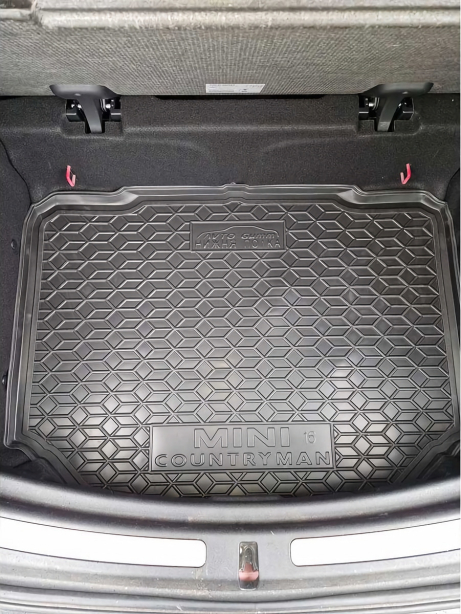 Автомобильный коврик в багажник Mini Countryman (F60) 2017-2020 нижняя полка (Avto-Gumm)