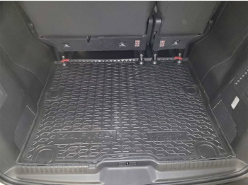 Автомобильный коврик в багажник Opel Zafira Life 2019- Business (Base) (8м) L2 AVTO-Gumm